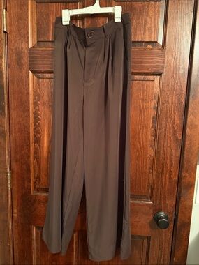 Francesca's Collections Wide Leg Trousers in Brown